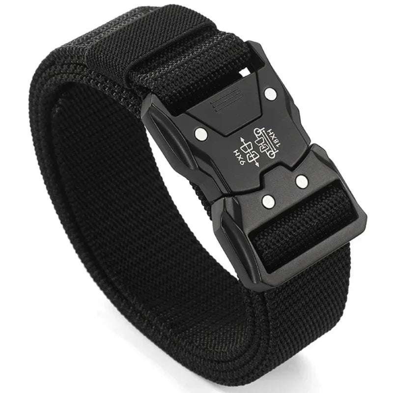 High Quality Tactical Belt Outdoor Work Training Belt Woven Belt Canvas Tactical Military Multi Function Combat Belt Denim Belt