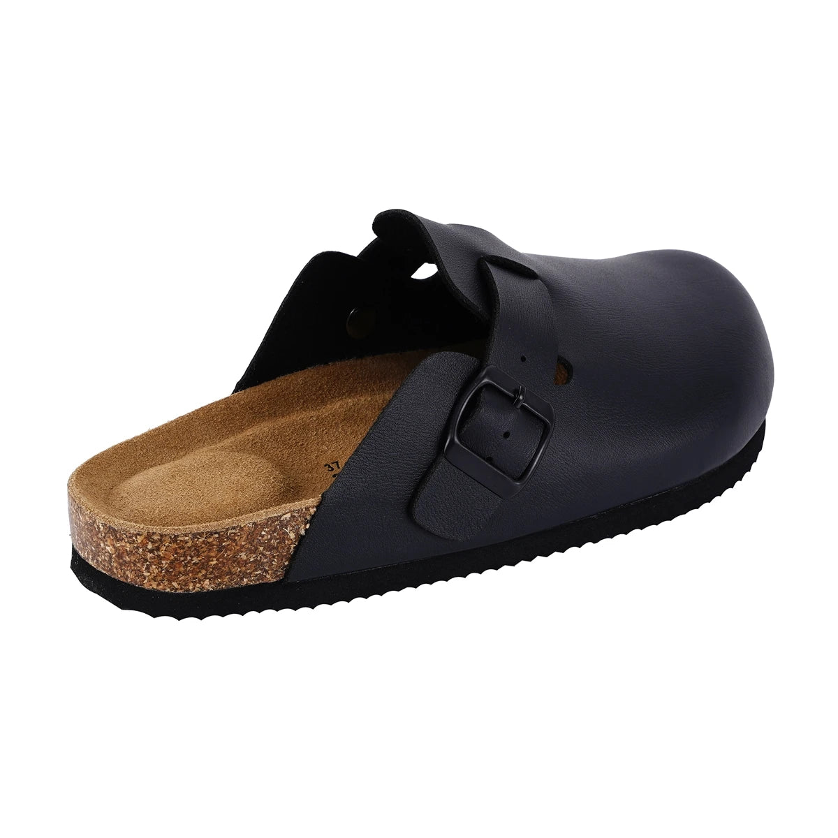 SUFU hot Sales Cork Mules Slippers For Women Fashion Leather Clogs Shoes Classic Cork Antislip Outdoor Slippers
