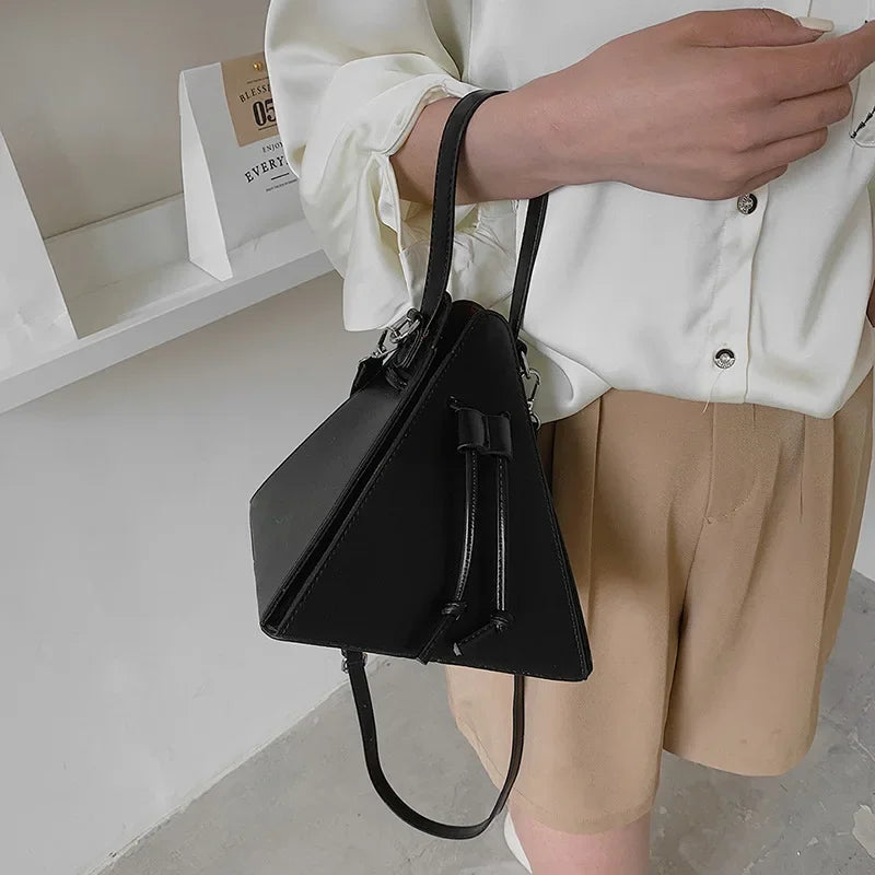 Fashion Ladies Shoulder Bags Handbag Sense of luxury Women Bags High quality Leather Crossbody Bag Designer Female Triangle Bags