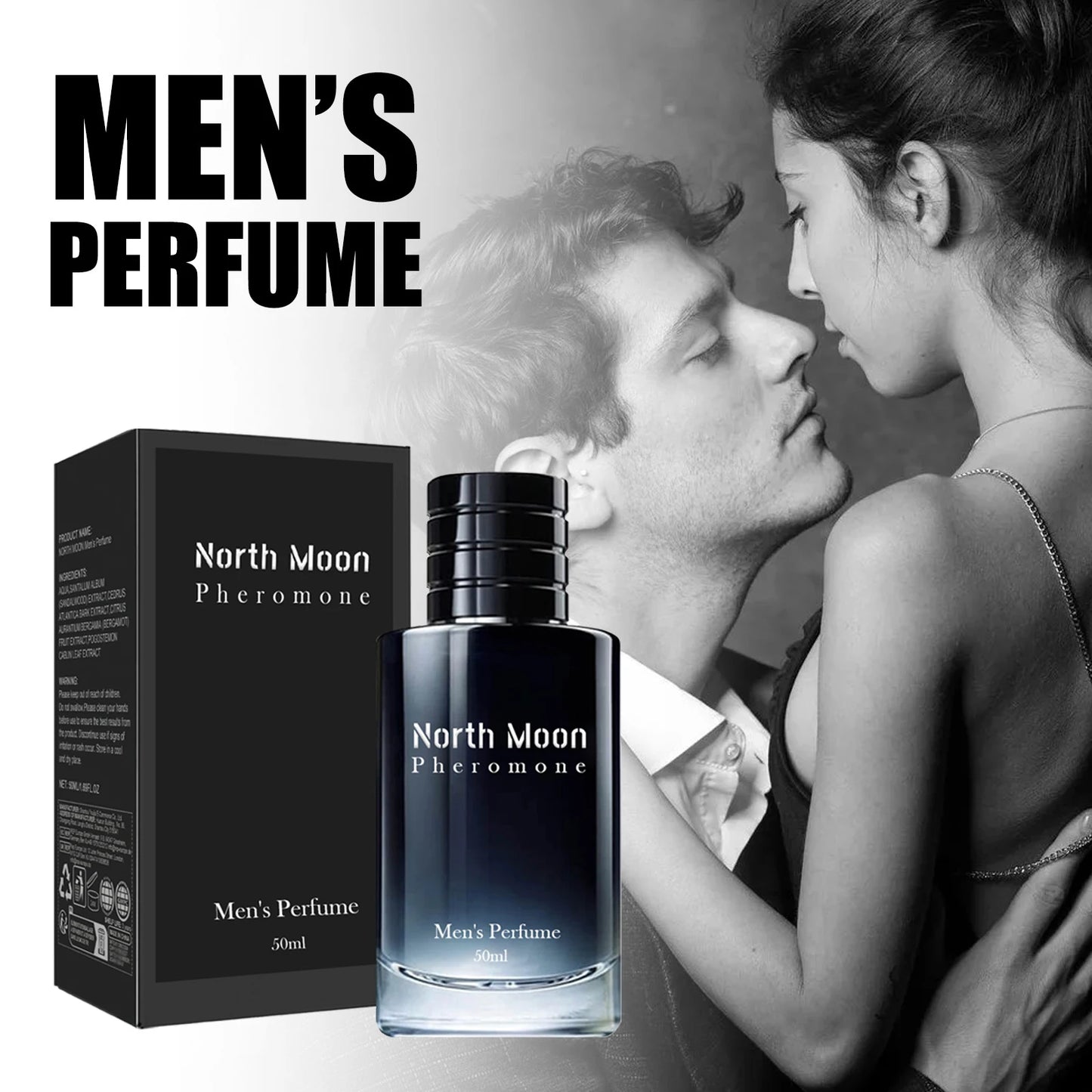 Men's Flirting Charm Pheromone Perfume Men's Release Charm Natural, Fresh and Lasting Fragrance Pheromone Perfumes
