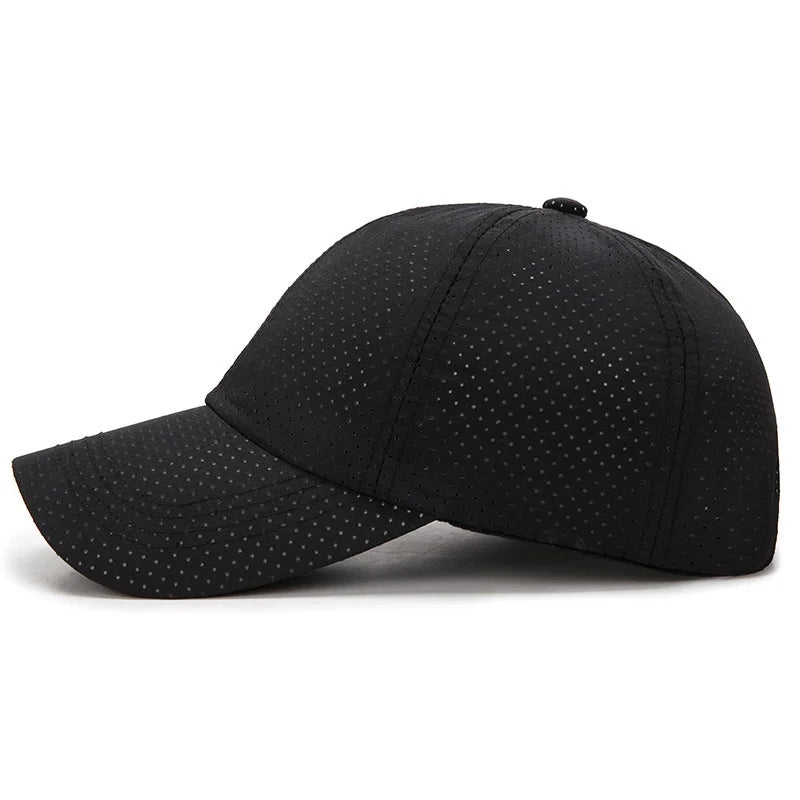 2025 New Summer Men Women Snapback Quick Dry Mesh Baseball Cap Sun Hat Bone Breathable Hats Adjustable outdoor hat