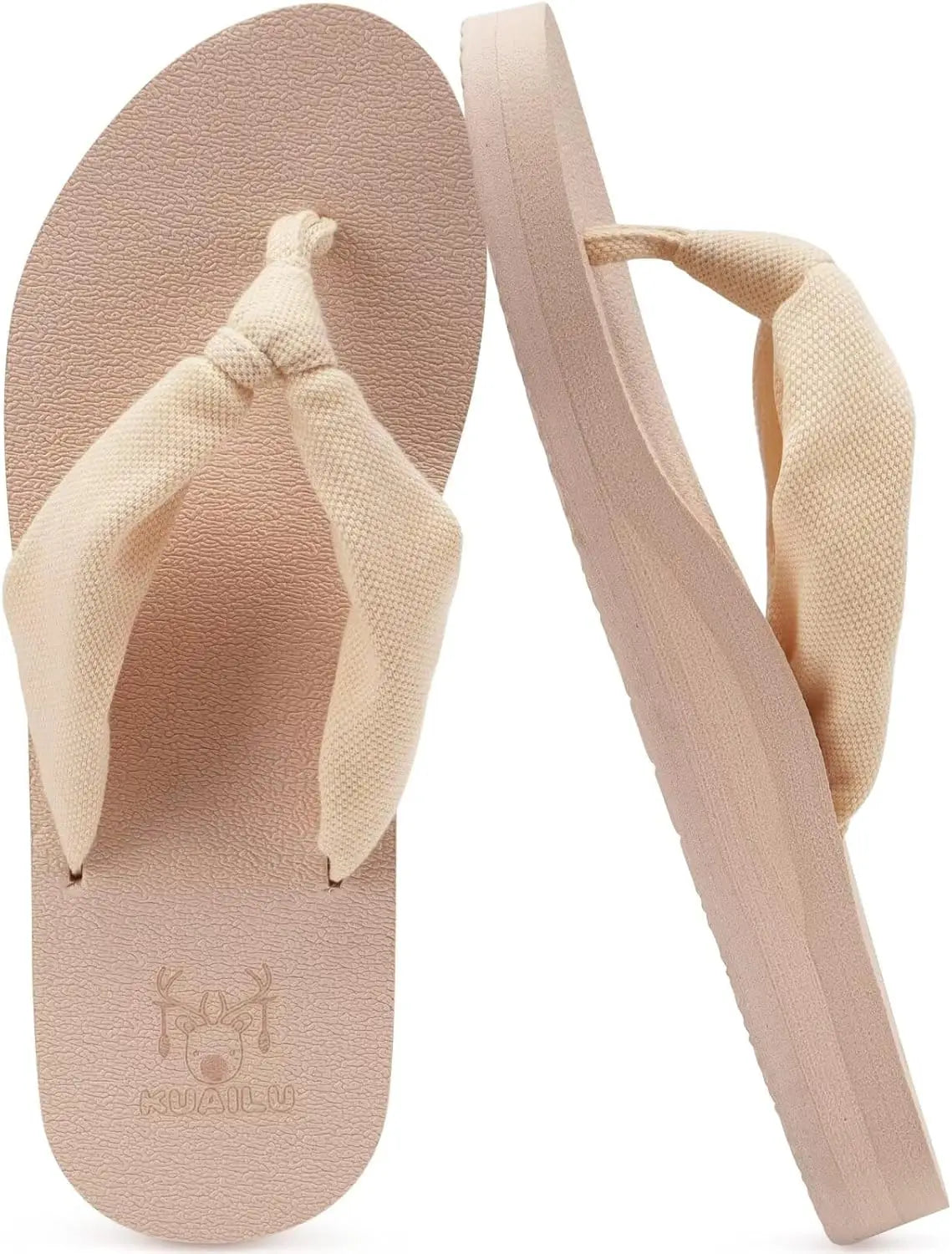 Flip Flops for Women with Arch Support Yoga Mat Comfortable Summer Beach Walking Thong Cushion Sandals Slip On Indoor Outdoor