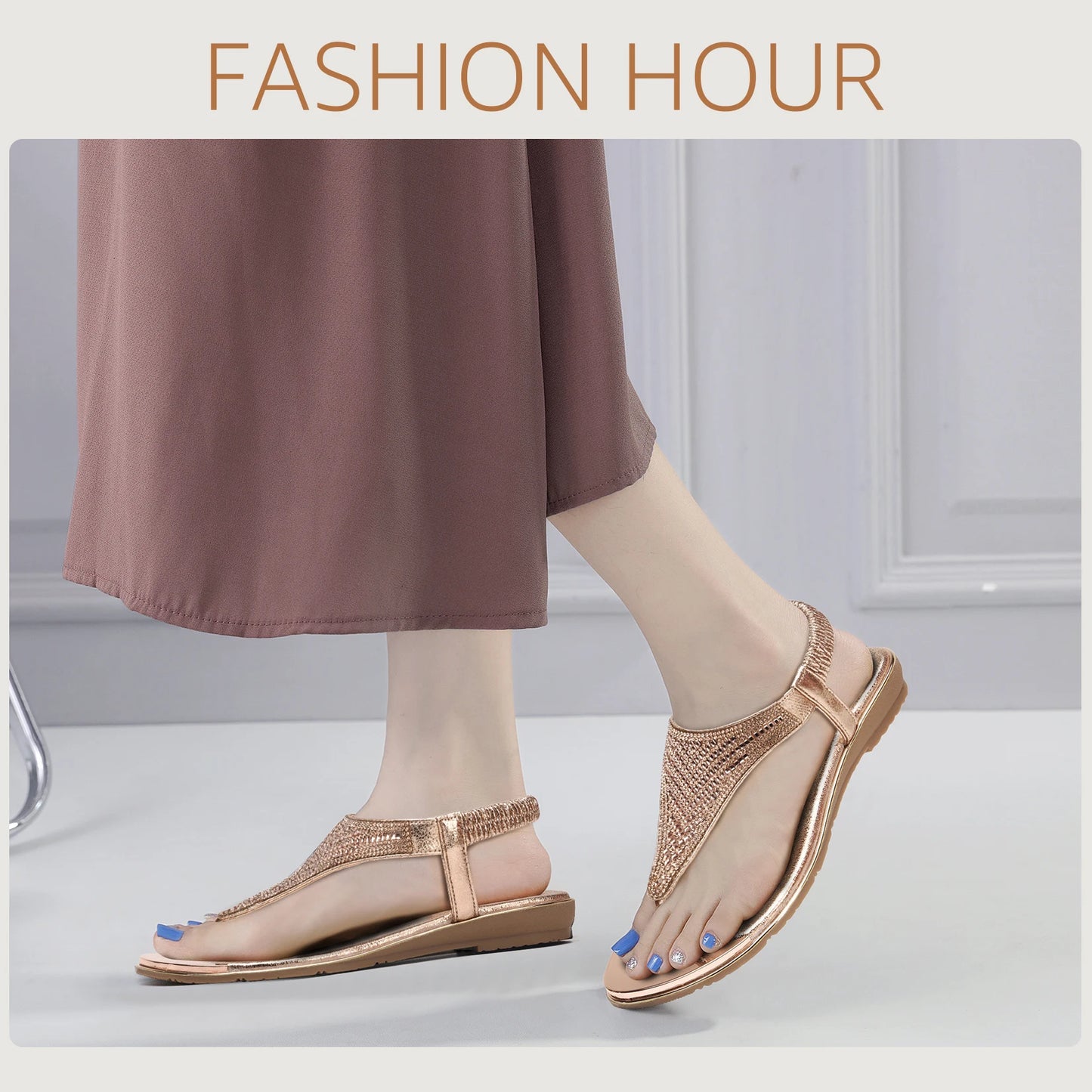 Womens Sandals Arch Support Slingback Sandals Summer Beach Shoes for Women