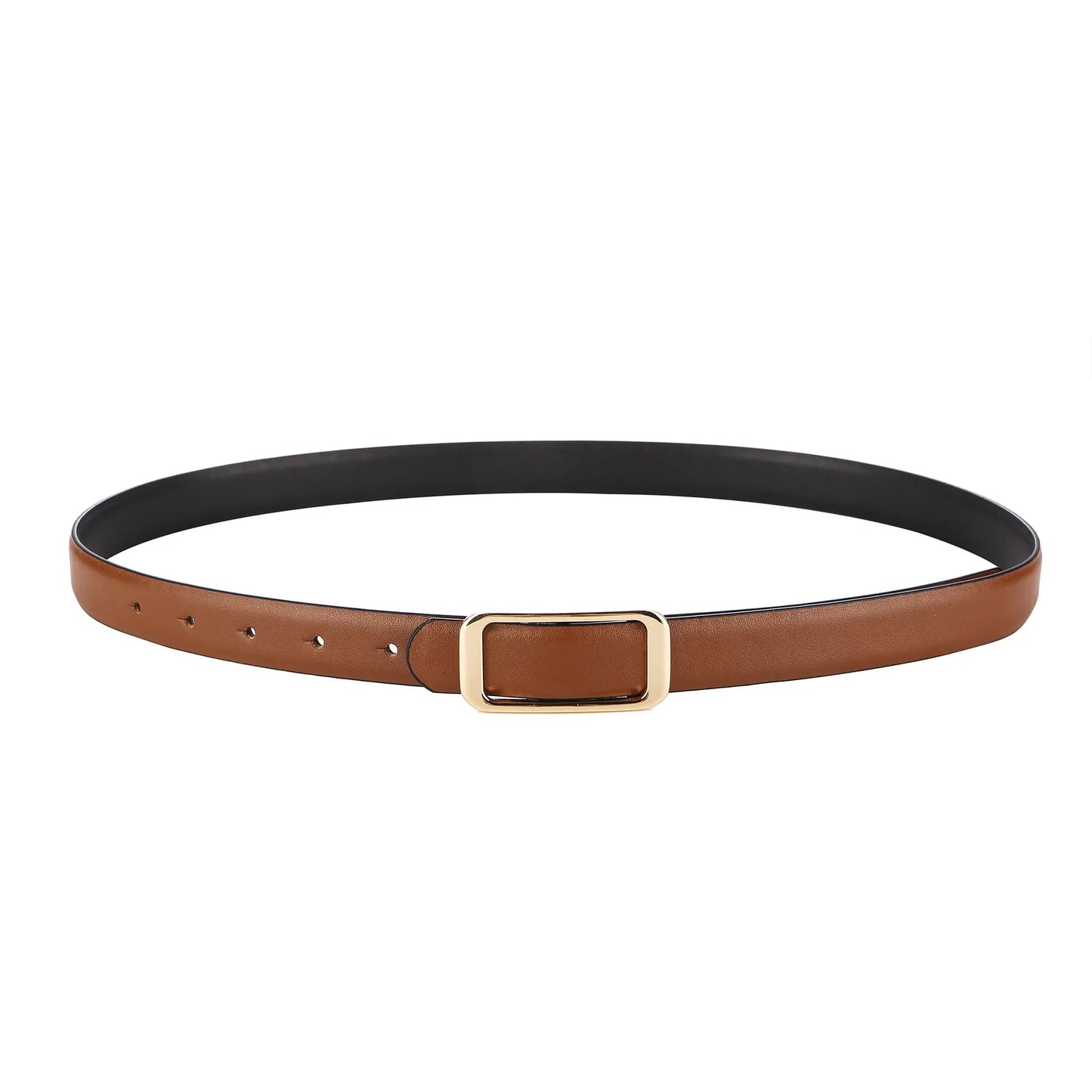 2025 New Luxury Double Sided Belt for Women 23mm Width Designer Fashion Belt Versatile Elegant and Stylish Accessory