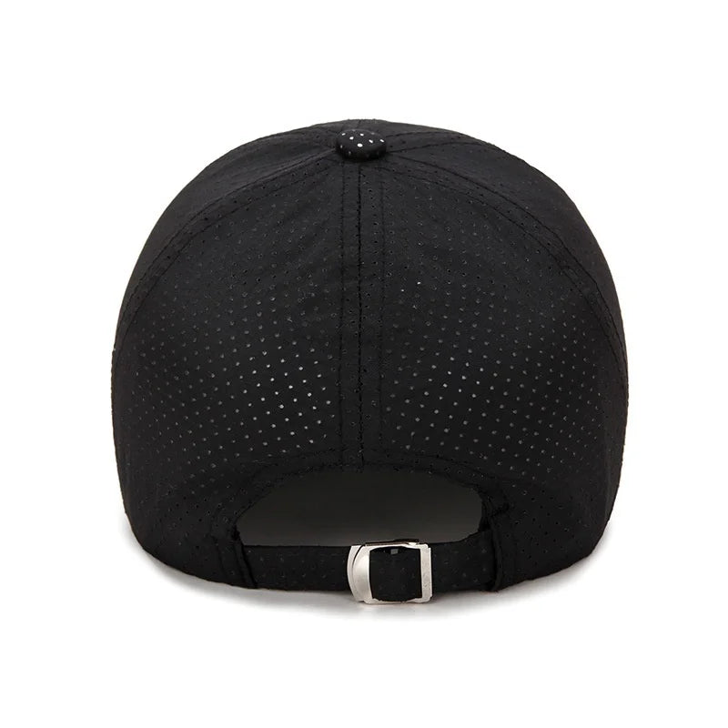 2025 New Summer Men Women Snapback Quick Dry Mesh Baseball Cap Sun Hat Bone Breathable Hats Adjustable outdoor hat