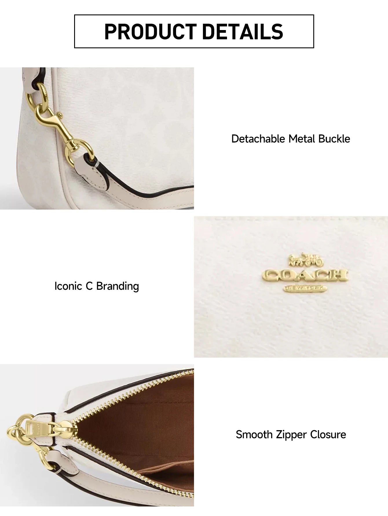 Coach Nolita 19 Shoulder Bag For Women Handbag Ladies Purses In Signature Canvas,CW426