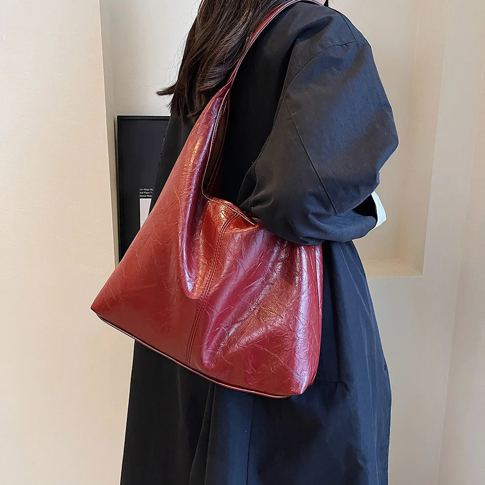 Women Soft Underarm Bag Fashion Hobo Bag and Clutch Versatile 2pcs Shoulder Bag and Handbag Set Satchel Hobo Bag Commuting Bag