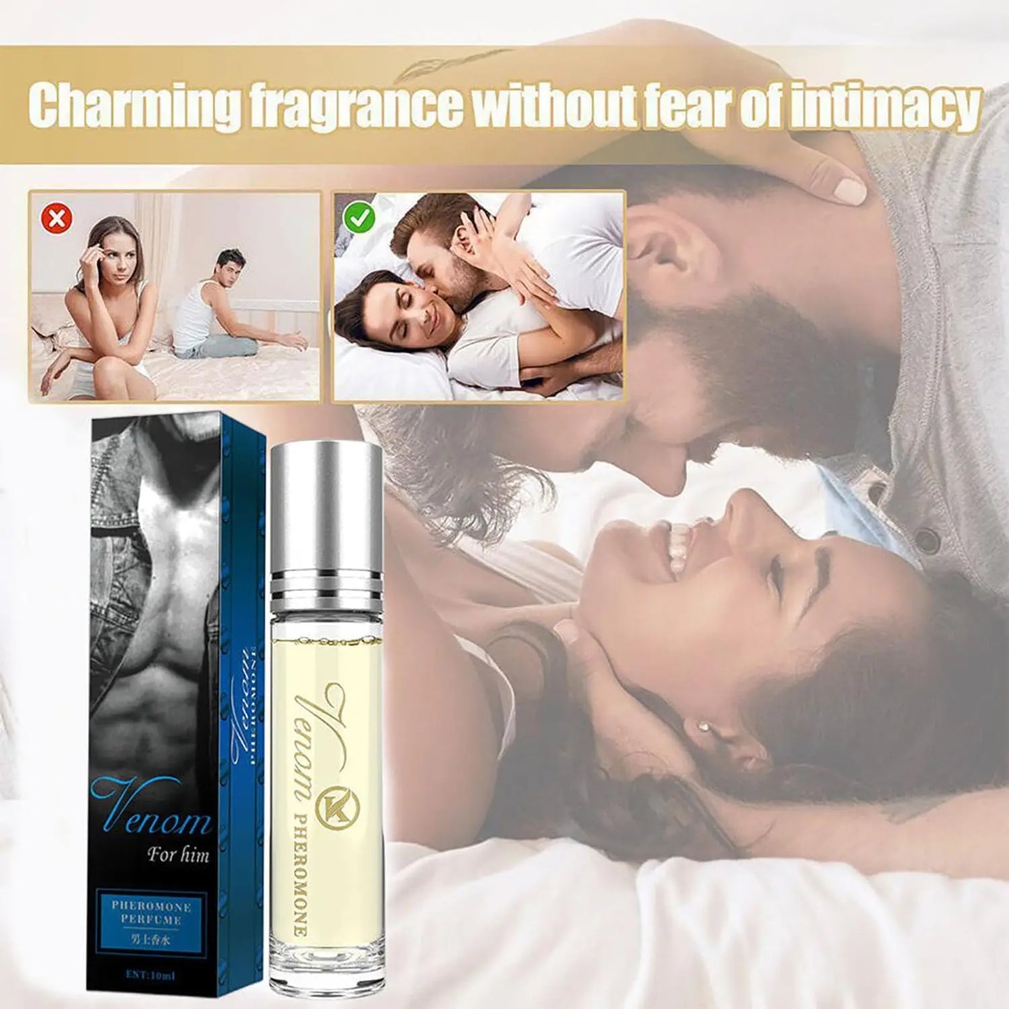 10ml Pheromone Perfume, long-lasting fragrance attracts men and women stimulating flirtation pheromone perfume