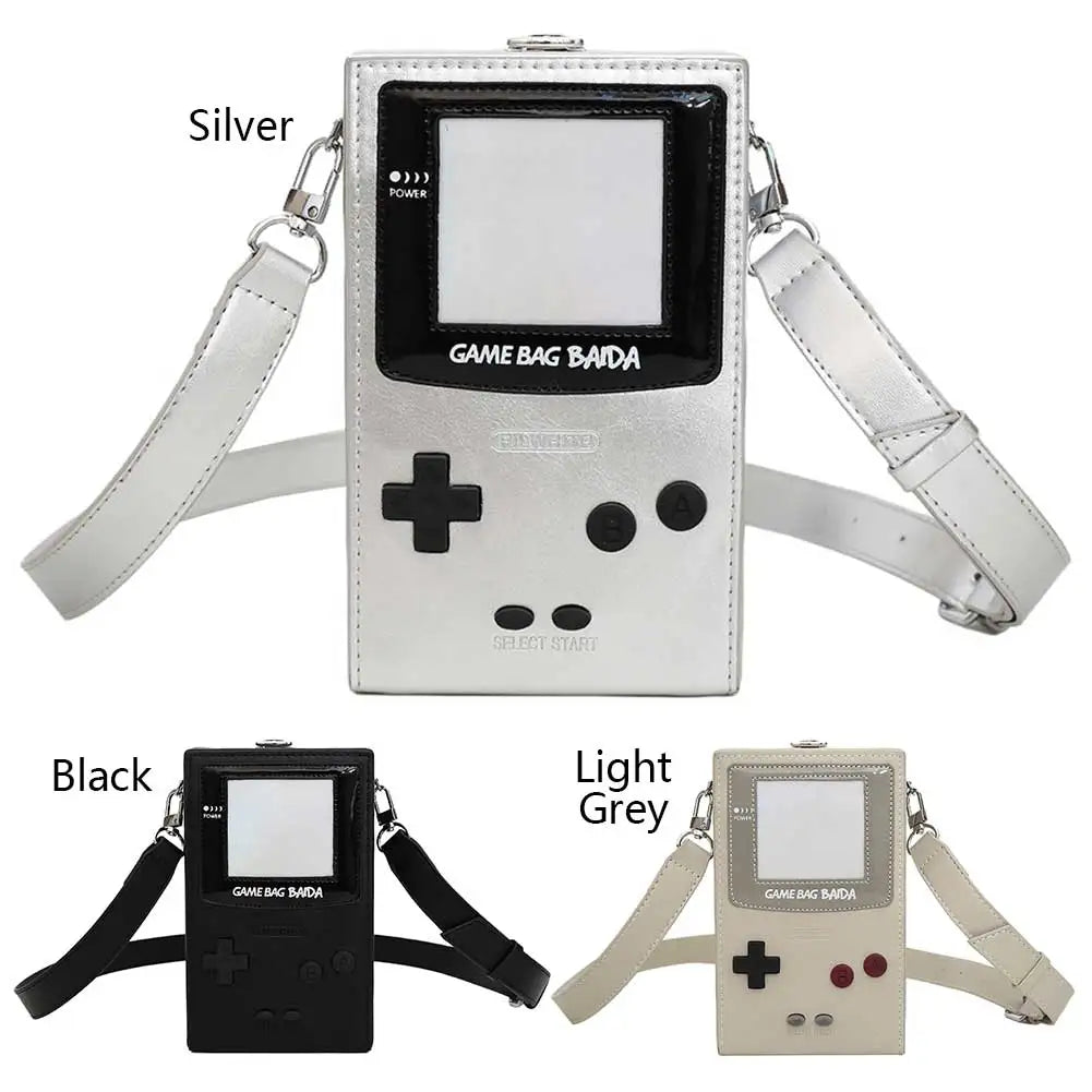 Crossbody Bag for Women Game Console Shape Messenger Bag PU Leather Adjustable Strap Small Purse for Work Travel