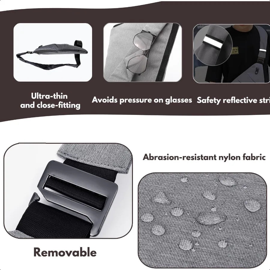 Anti Theft Travel BagAnti Theft Crossbody Bag Sling Bag Travel Crossbody Bag for Women Men