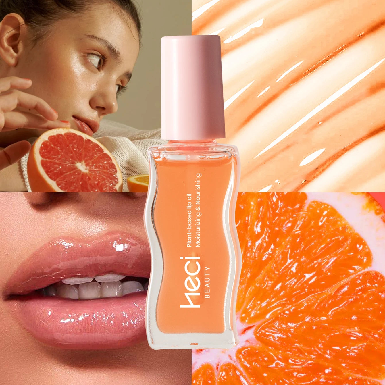 4pcs Fruity Tinted Lip Oil, Moisturizing Jelly Lip Gloss For Spring & Summer,Mirror Shine Glass-Look Lips Lip Makeup