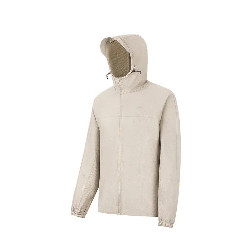 OhSunny Unisex Hiking Jackets,UPF50+ Quick-Dry Cooling Windbreaker for Women Men,Summer Outdoor Lightweight Packable Sun Jacket