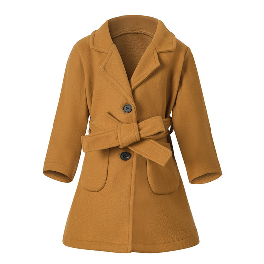 Baby Girl Fleece Hooded Jacket Solid Color Long Sleeve Zip Up Coat with Pockets and Ears Warm Winter Outwear for Infant