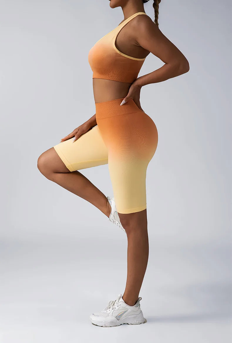 3 Pack US Local Women's Yoga Fitness Yoga Shorts, Tummy Control Yoga Shorts Seamless Ruched Booty Workout Shorts