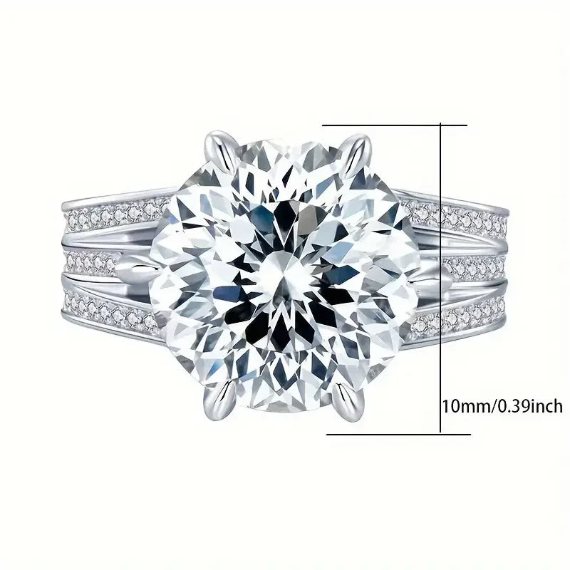 One pure silver ring, 18K gold plated, with a 10-carat morganite gemstone, featuring a neutral and fashionable style, suitable f