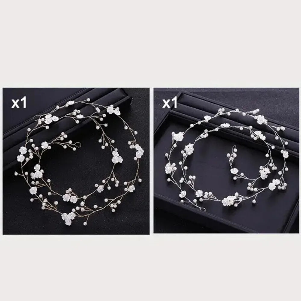 Flower Girls Flower Wreath Headband BoHo Flower Crown Garland Headpiece Wedding Festival Party