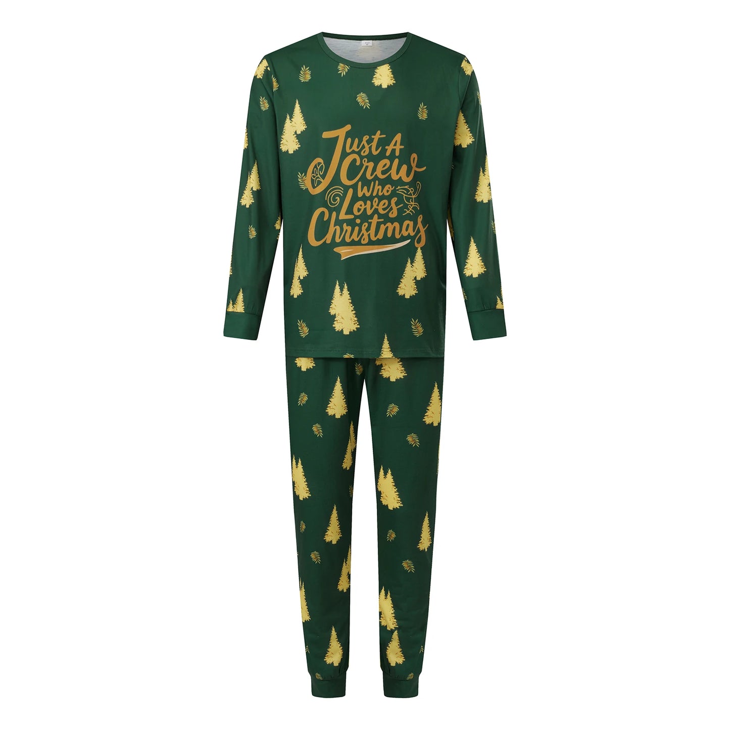Festive Matching Family Christmas Pajamas Set with Reindeer and Snowflake Print Holiday Sleepwear for Dad Mom and Kids Cozy PJs