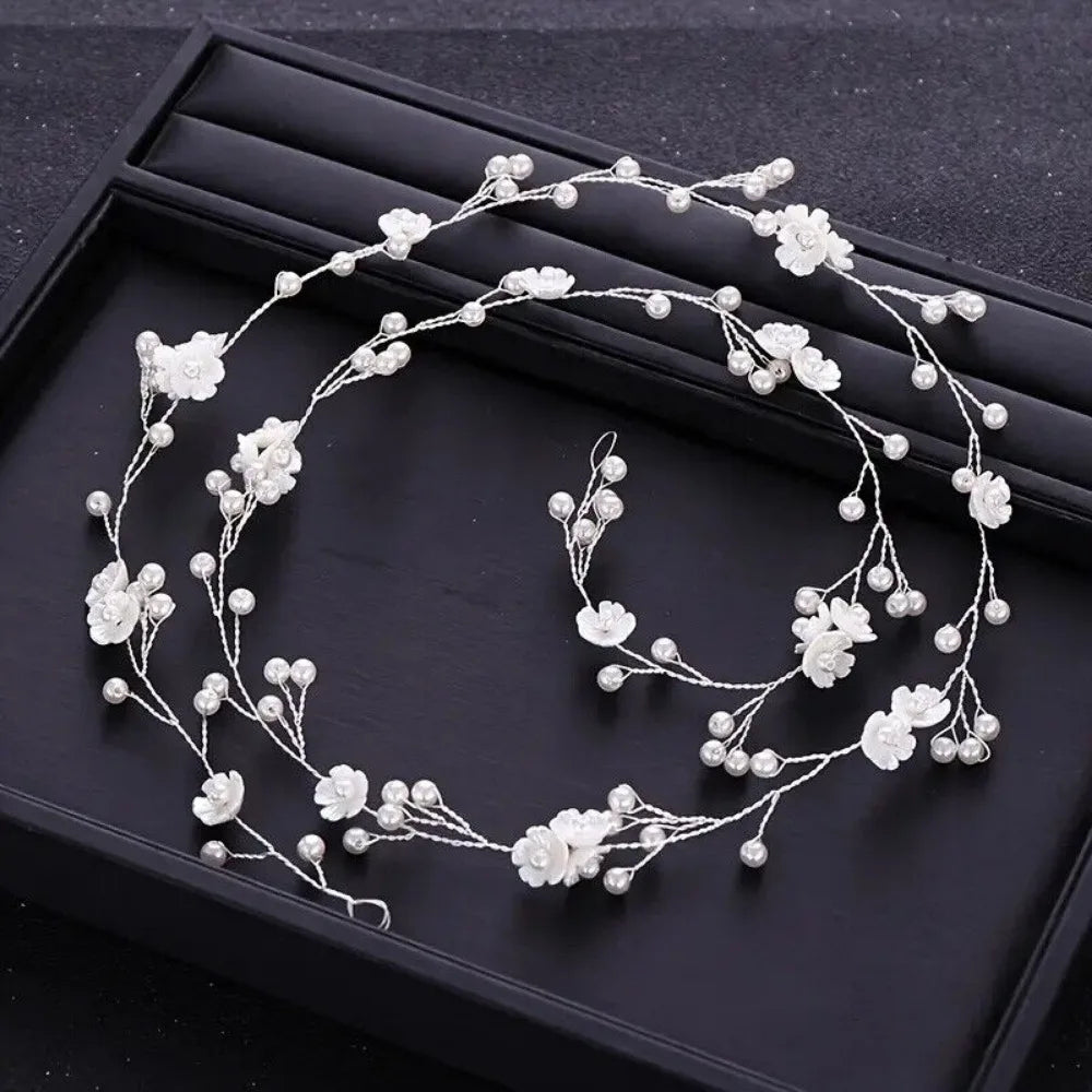Flower Girls Flower Wreath Headband BoHo Flower Crown Garland Headpiece Wedding Festival Party