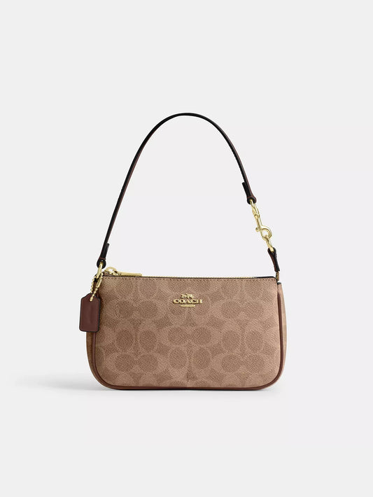 Nolita 19 Women Shoulder Bag In Signature Canvas  Ladies Underarm Clutch Bag Ladies Cute Purses And Bags Small Square Bag CW426