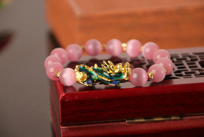 3D Gold-Plated Pixiu Bracelet for Wealth, Protection, and Good Fortune – Attract Prosperity and Ward Off Evil Energy