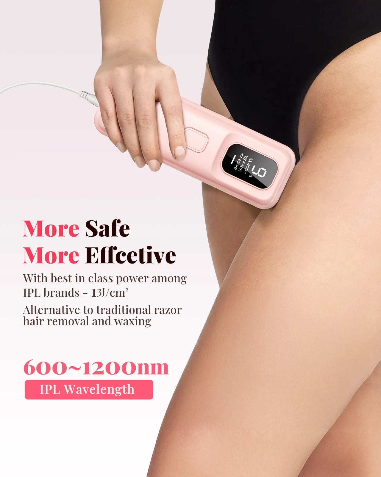 999900 Flash IPL Permanent Laser Hair Removal, Pulses Depilador, Bikini Trimmer, Electric Laser Photoepilator for Women