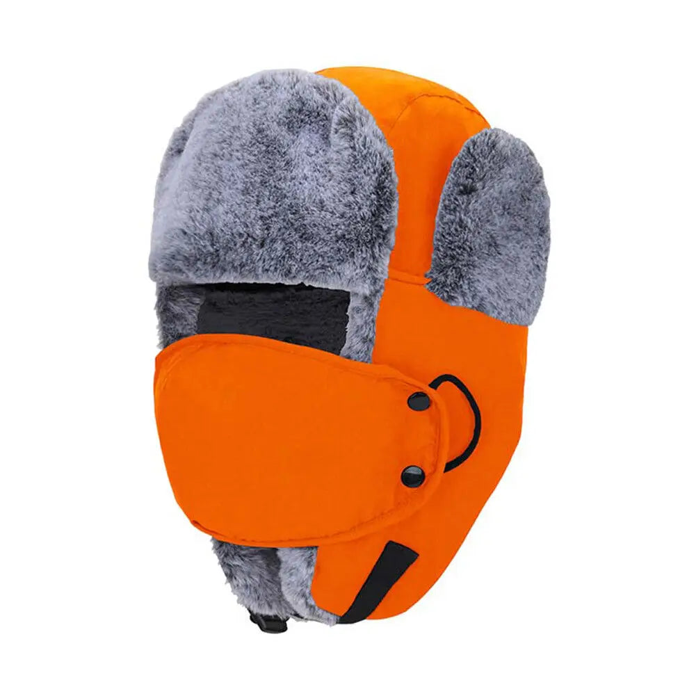 Outdoor Windproof Earflaps Warm Hat Winter Men Women Snow Ski Hat Lei Feng Caps Earmuffs Hats Masks Ear Protection Hats