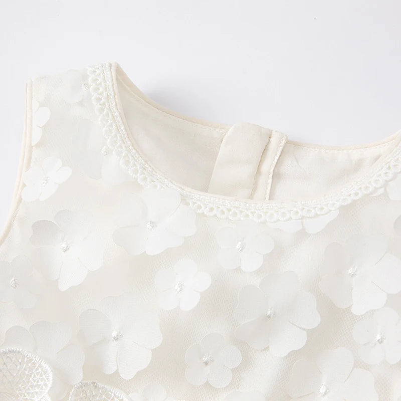 Dave Bella Gilrs Birtyday Party Dress Children Summer Wedding Princess Dress Festival Evening Prom Dress Kids Clothes DB2221356