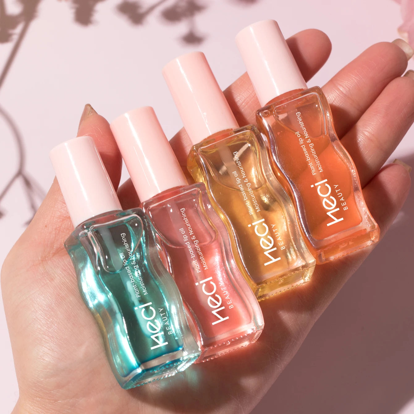 4pcs Fruity Tinted Lip Oil, Moisturizing Jelly Lip Gloss For Spring & Summer,Mirror Shine Glass-Look Lips Lip Makeup