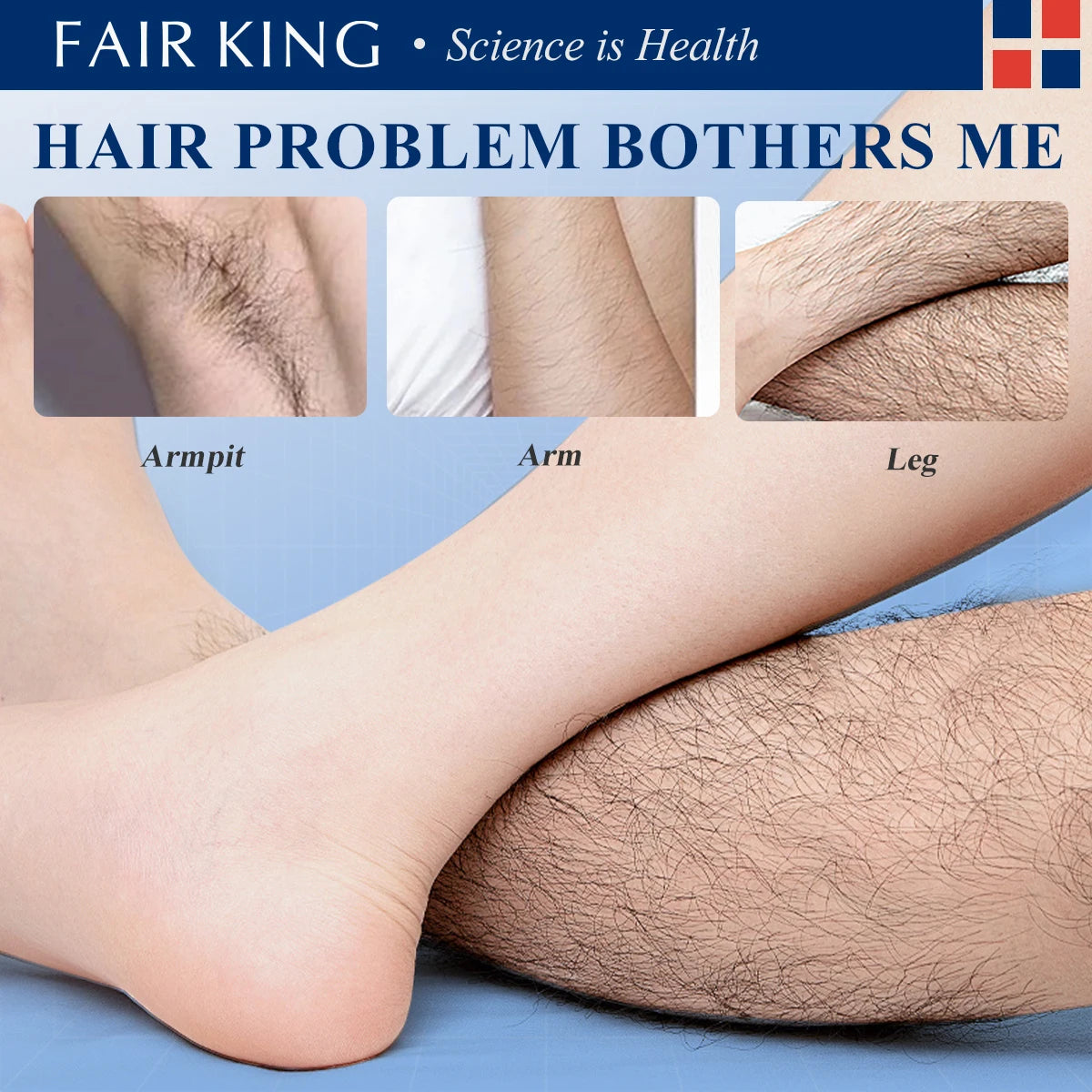 FAIR KING Depilatory Cream Men Women Herbaly Painless Hair Remover Cream For Removal Armpit Legs Hair Body Care Skin Care 40g