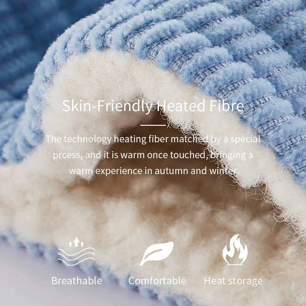 OhSunny Winter Bucket Hat for Women Keep Warm Cap Outdoor Casual Hats For Ladies Girls Riding Windproof 56-58cm