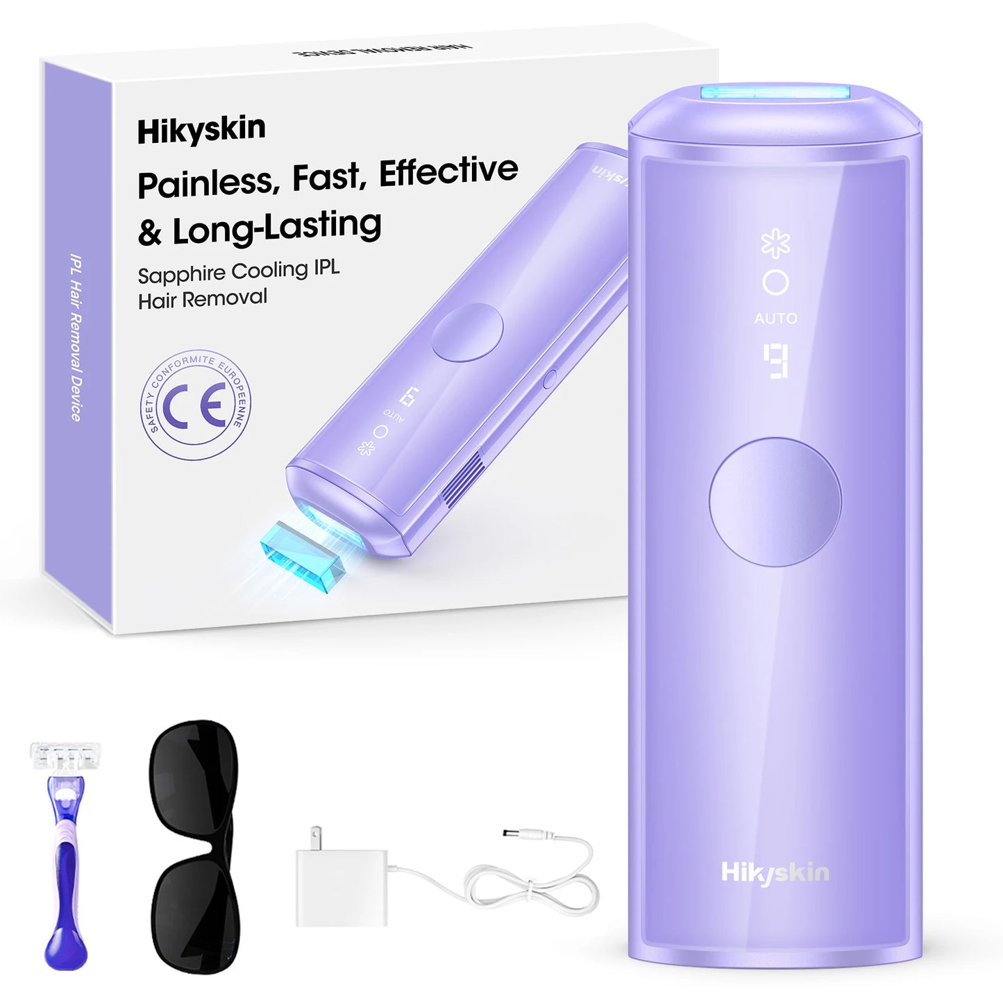 3-in-1 Cooling Laser Hair Removal Rejuvenation Acne Remove Permanent Bikini Trimmer Painless Hair Remove for Women IPL Epilator