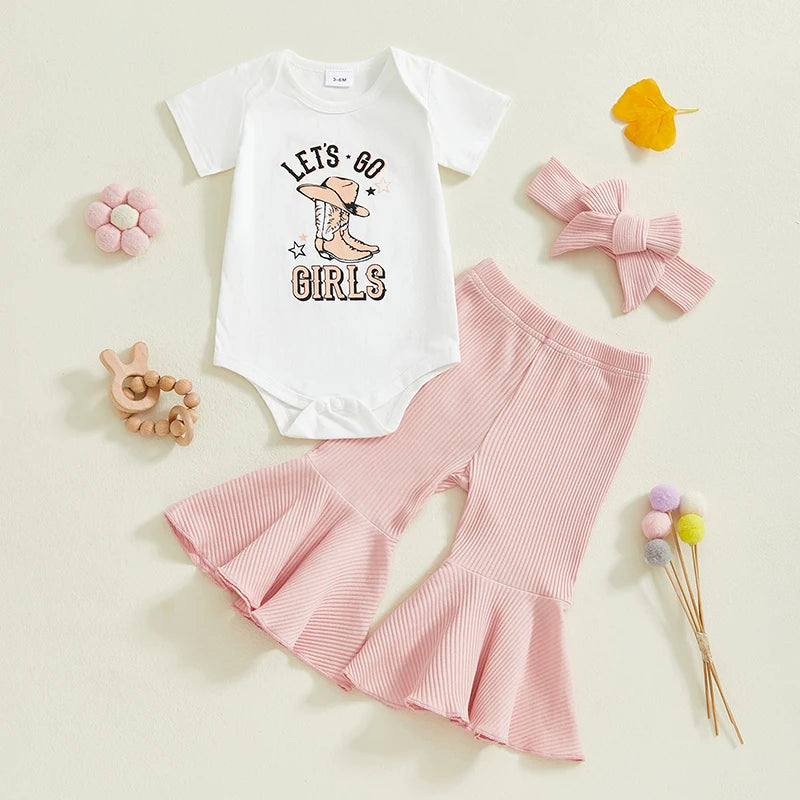 Toddler Girls Cowgirl Style Denim Dress with Fringe Trim Embroidered Details and Matching Boots - 3 Piece Western Outfit