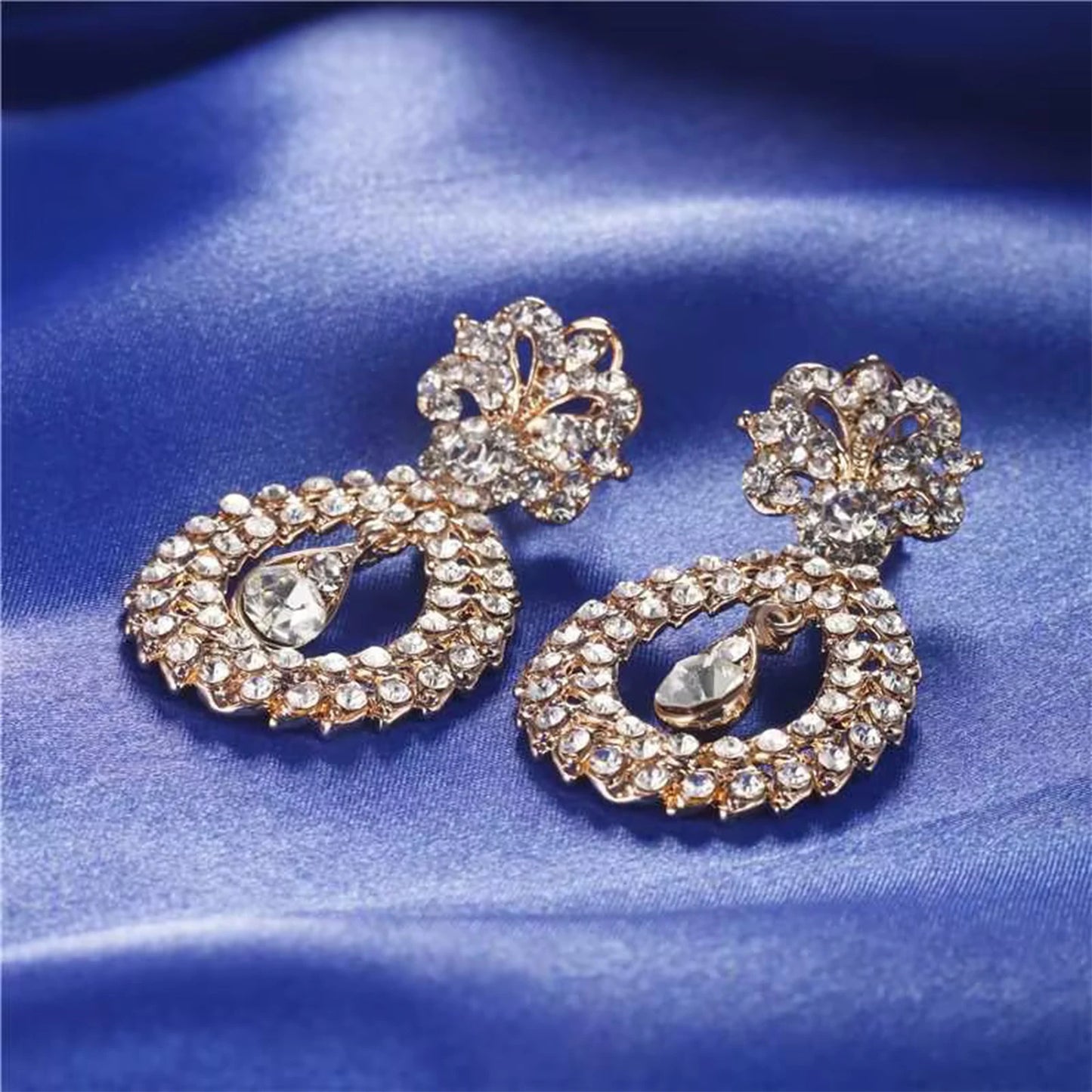 925 silver, gold vintage crystal set, fashionable and durable design Perfect gift for wife, girlfriend, mother, daughter, for bi