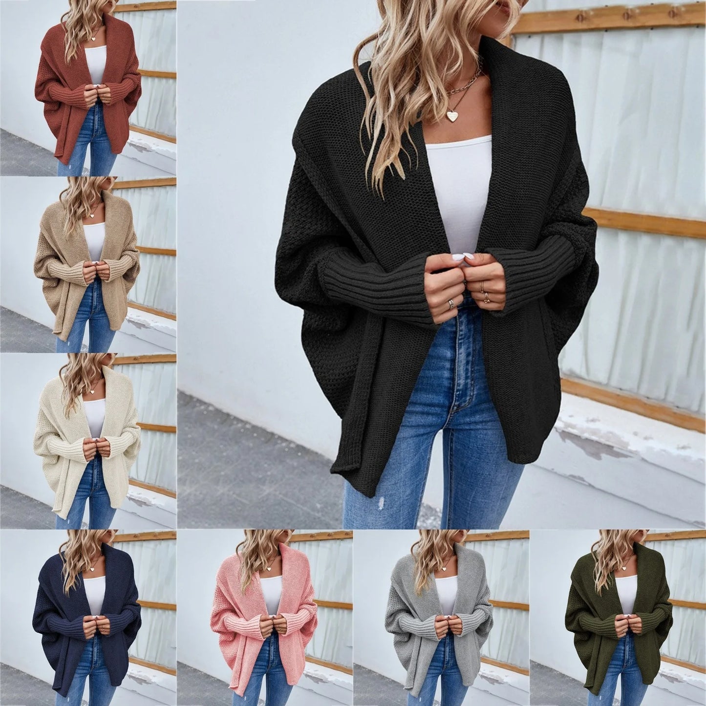 Ropa Mujer Tendencia 2025 Pulls Femmes Casual Minimalist Cardigan Knit Outerwear For Women Winter Clothes Woman Cardigan Mujer