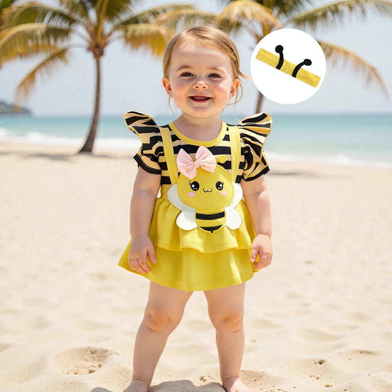 Baby Girl Summer Outfit Sleeveless Floral Print Ruffle Romper with Matching Headband and Sandals Set for Newborns