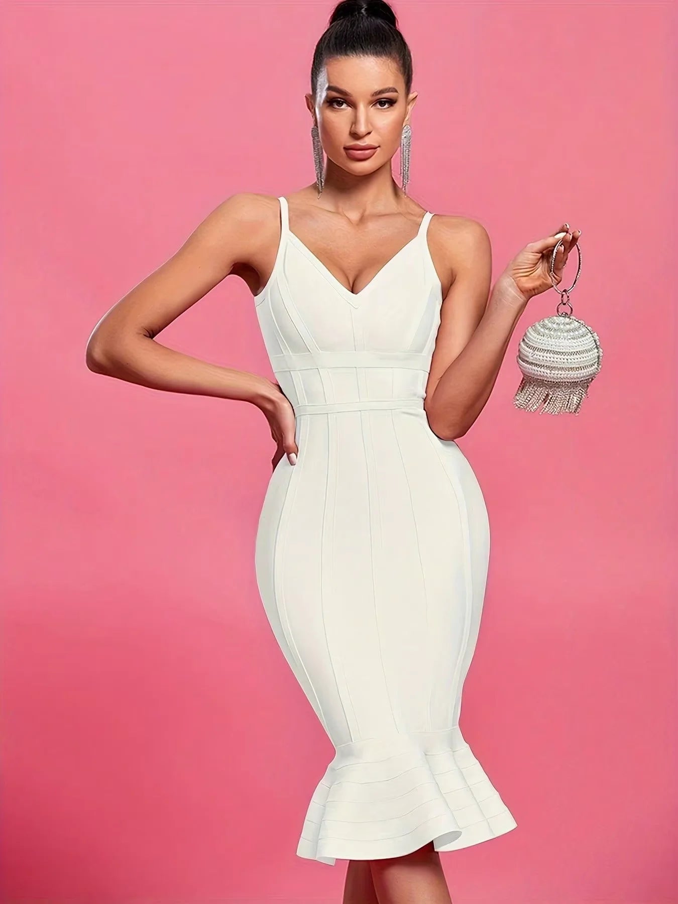 Bandage Dress Black Bodycon Dress Evening Party Elegant Sexy One Shoulder Birthday Club Outfit 2022 Summer New Arrival