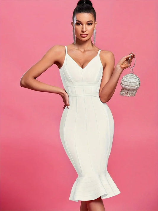 Bandage Dress Black Bodycon Dress Evening Party Elegant Sexy One Shoulder Birthday Club Outfit 2022 Summer New Arrival