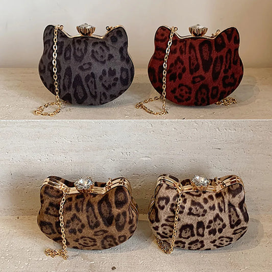 Women Chain Decor Crossbody Bag Clutch Purse Small Shoulder Bag for Bride Wedding