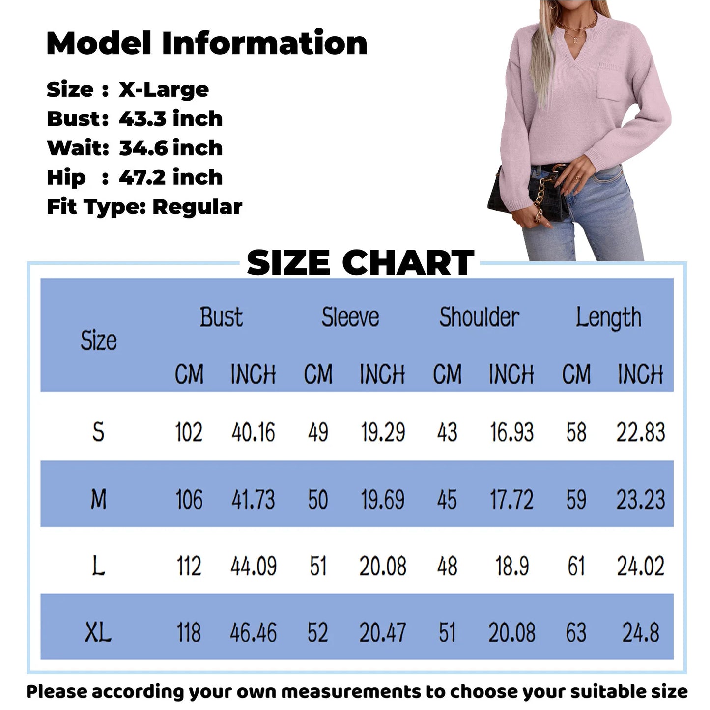 2025 Women'S Fashionable Casual Loose Open Collar Knitted Sweater Long Sleeved Comfortable Pocket Sweater Pullover Sweater