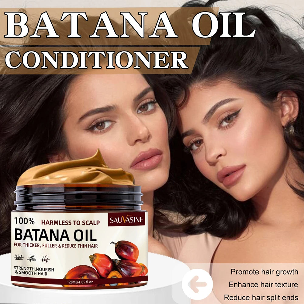Anti-Hair Loss Batana Oil Natural Hair Conditioner Hair Growth Products Strengthen Roots Anti-Breakage Treatment US Warehouse