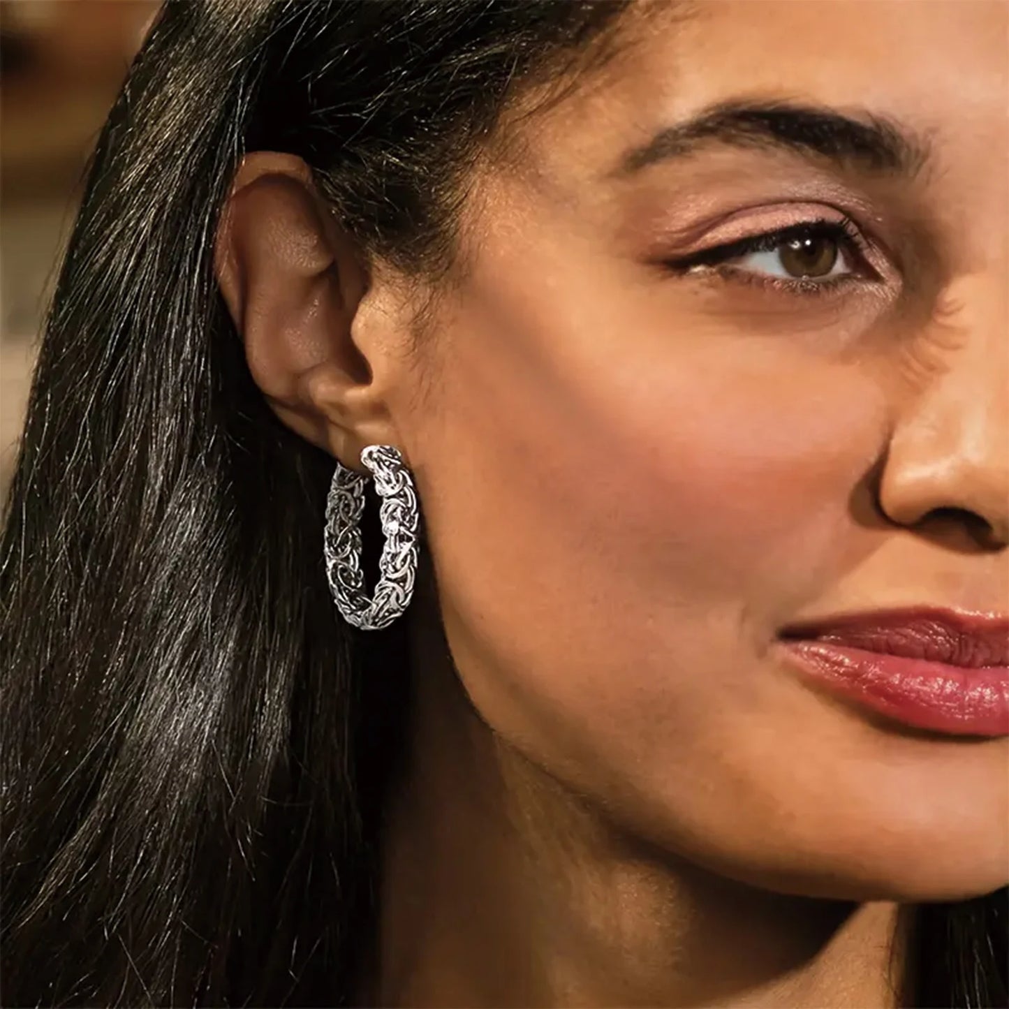 925 Silver, Straw Earrings, Byzantine Style Earrings, Men's Earrings Women's Earrings, For Any Holiday, Comes with a Boutique Gi