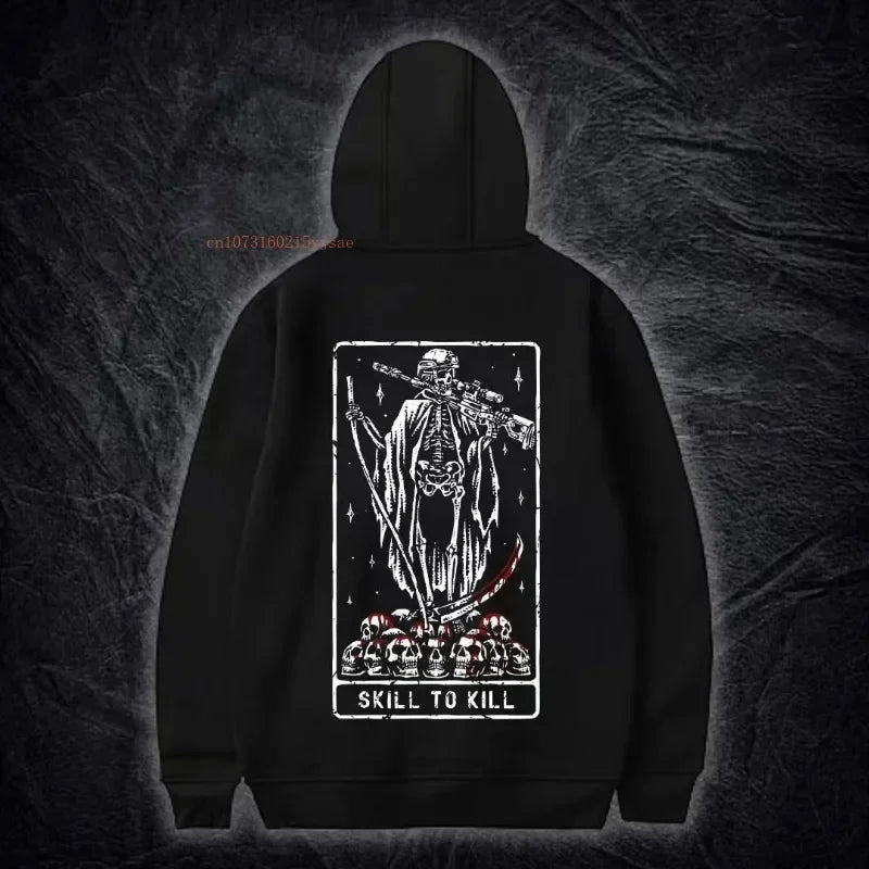 Black Cotton Thickened Pullover Hoodie Men Women Spring New Netroots Design Pattern Printing Sports Hoodie Ins Tide Loose Tops