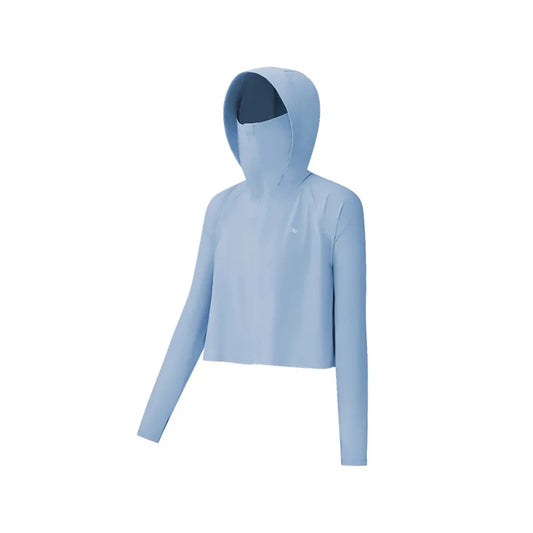 OhSunny Skin Protective Jackets Summer Cool Feeling Sun Protection Short Coats Hooded UPF 1000+ Anti-UV Clothing for OUtdoors