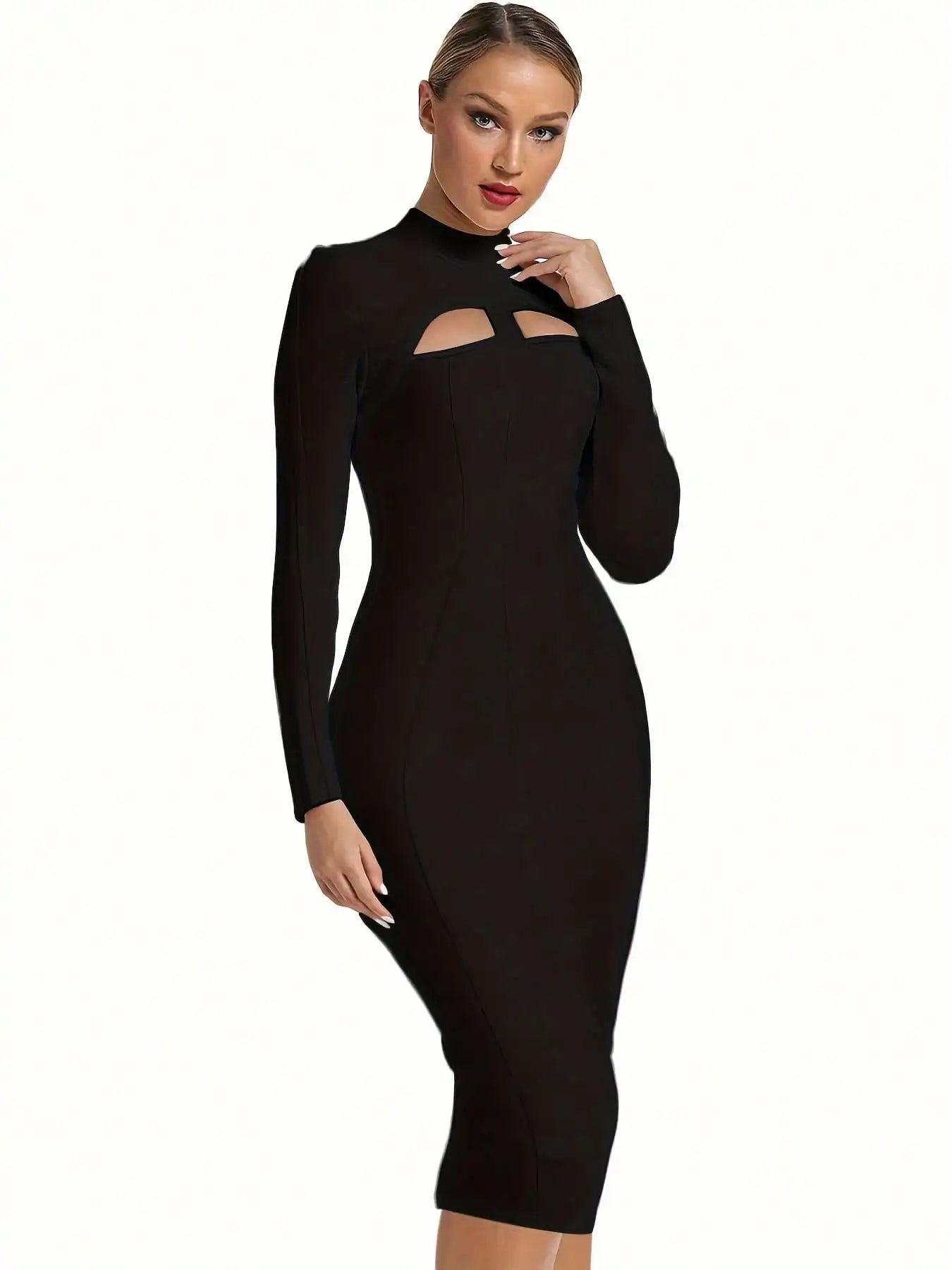 Bandage Dress Black Bodycon Dress Evening Party Elegant Sexy One Shoulder Birthday Club Outfit 2022 Summer New Arrival