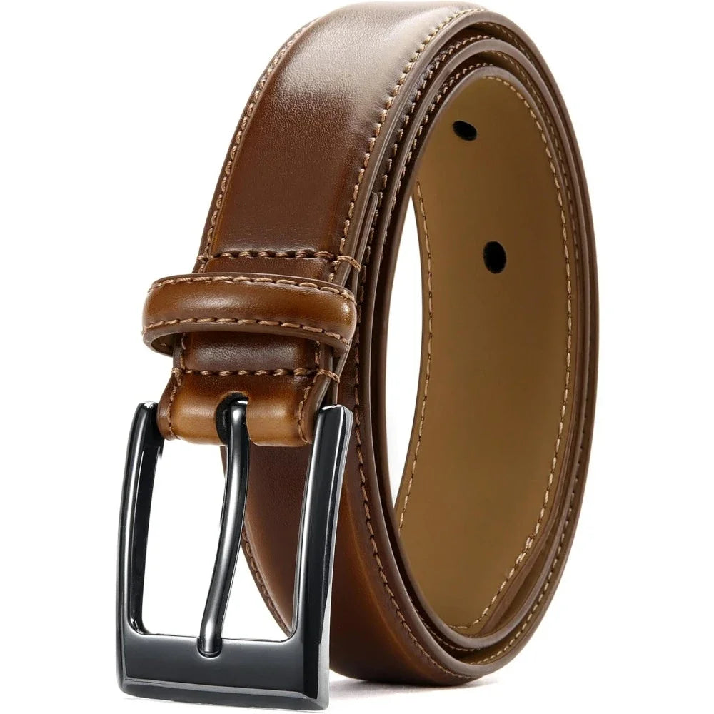 Mens Belts Leather 1 1/8" for Gift Men - Perfect Companion to Mens Dress Shoes