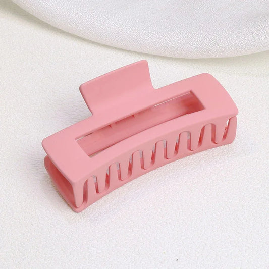 DOREMI Matte Square Personalized Hair Claw Print Logo Custom Name Hair Clips Custom Letters Woman Hair Barrettes Hair Claw