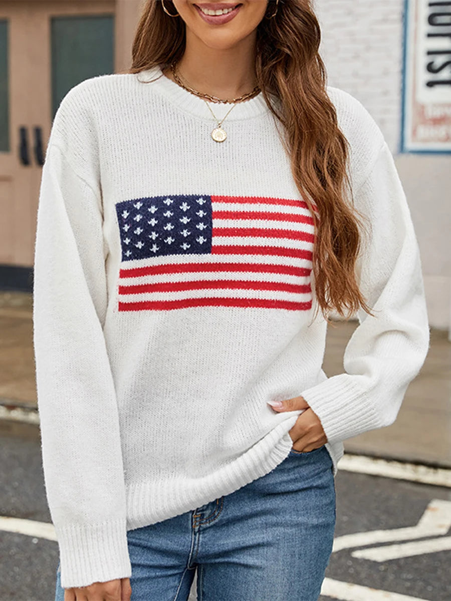 Women s Distressed Denim Jacket with American Flag Patchwork and Frayed Hem Casual Streetwear Outerwear Coat for Fall Winter