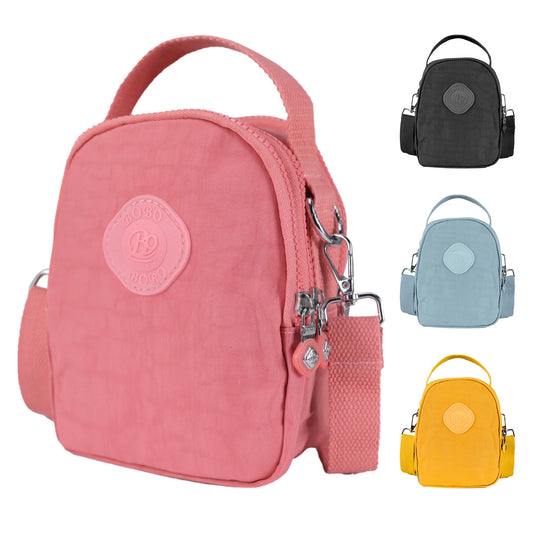 Lightweight Women's Crossbody Bags Small Messenger Purse with Shoulder Strap Waterproof Mini Tote & Multi-Pockets for Daily Use