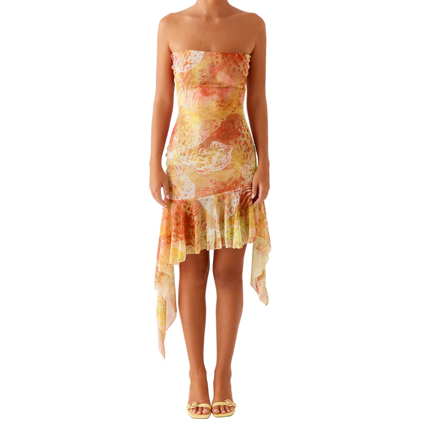 Elegant Off-Shoulder Maxi Dress with Lace Detailing and Flowy Ruffled Hem Perfect for Summer Weddings and Parties
