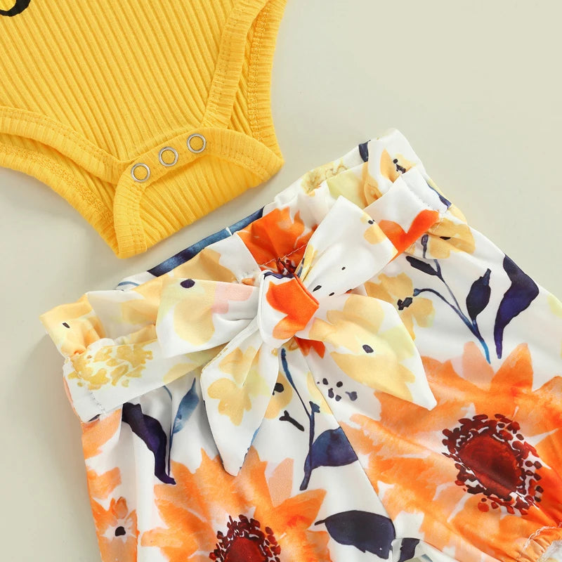 Toddler Boys Cotton T-Shirt and Shorts Set Short Sleeve Round Neck Tee with Striped Shorts Summer Outfit for Kids